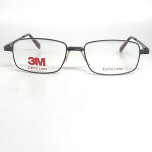 3M Classic 1 BROWN 50-15-130 Brown Metal Full Rim Eyeglasses Frame H15673‎